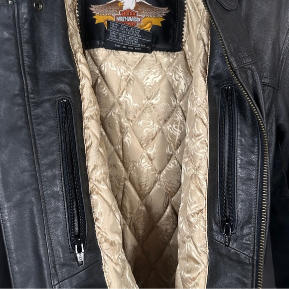 Harley-Davidson Women’s Leather Moto Jacket 
Size Large - Picture 13 of 16
